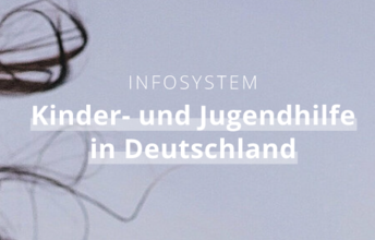 Schriftzug: Info-System. Kinder- und Jugendhilfe in Deutschland