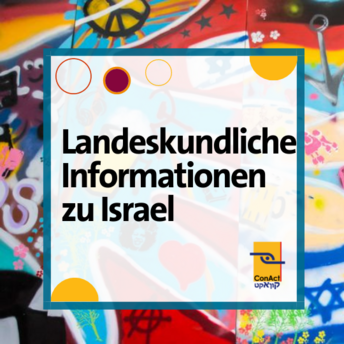 Schriftzug: Landeskundliche Informationen zu Israel