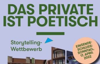 Grafik zum Poesiewettbewerb "Das Private ist Poetisch"