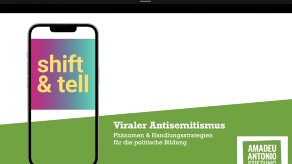 Screenshot von einem Online-Vortrag