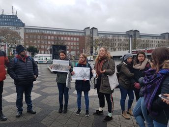 Stolperstein-Tour mit dem Youth Council Dortmund.. (Foto © ConAct)
