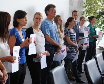 Die veranstaltenden Fach- und Fördereinrichtungen stellen sich vor. (Foto © ConAct) Die veranstaltenden Fach- und Fördereinrichtungen stellen sich vor.