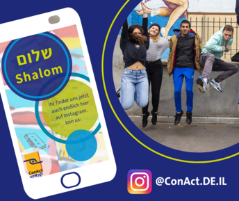 Grafik mit Instagram-Kanal von ConAct