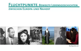Fluchtpunkte: Screenshot Website
