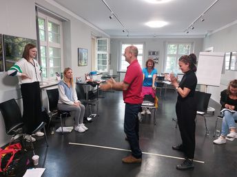 Übung beim Methodentraining "Sichtbar Handeln!"