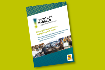 Cover der Methodensammlung für die antisemitismussensible Vor- und Nachbereitung deutsch-israelischer Jugendaustauschprogramme (ConAct)