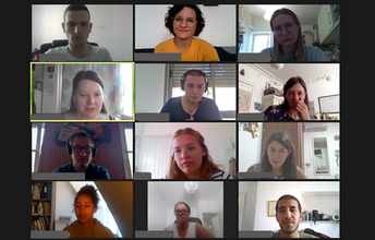 Begegnung digital Grafik