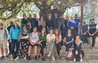 Projektgruppe "Sichtbar handeln!" auf Begegnungsreise in Israel