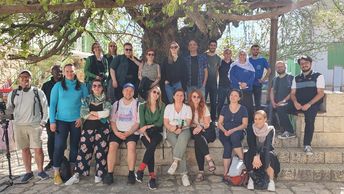 Projektgruppe "Sichtbar handeln!" auf Begegnungsreise in Israel