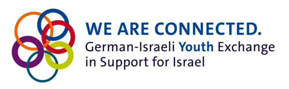 Logo der Initiative "WE ARE CONNECTED. German-Israeli YOUTH Exchange in Support for Israel"