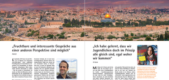 Auszug der Beiträge im IJAB- Journal zum deutsch- israelischen Jugendaustausch