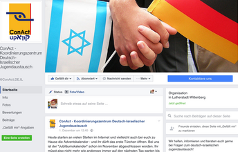 Screenshot der ConAct Facebook Seite