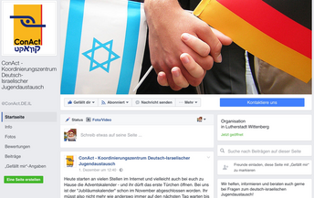 Screenshot der ConAct Facebook Seite