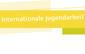 Schriftzug: Europäische und Internationale Jugendarbeit