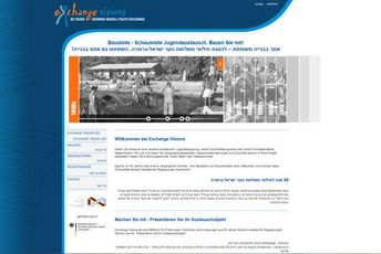 Screenshot der Exchange Visions Website