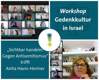 Projekt "Sichtbar handeln! Gegen Antisemitismus": Workshop zur Gedenkkultur in Israel mit Anita Haviv-Horiner