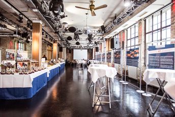 Die ConAct Wanderausstellung "60 Jahre deutsch- israelischer Jugenaustausch" auf dem deutsch- israelischen Jugendkongress im Mai 2015