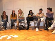 Abschlussrunde der Schreibwerkstatt