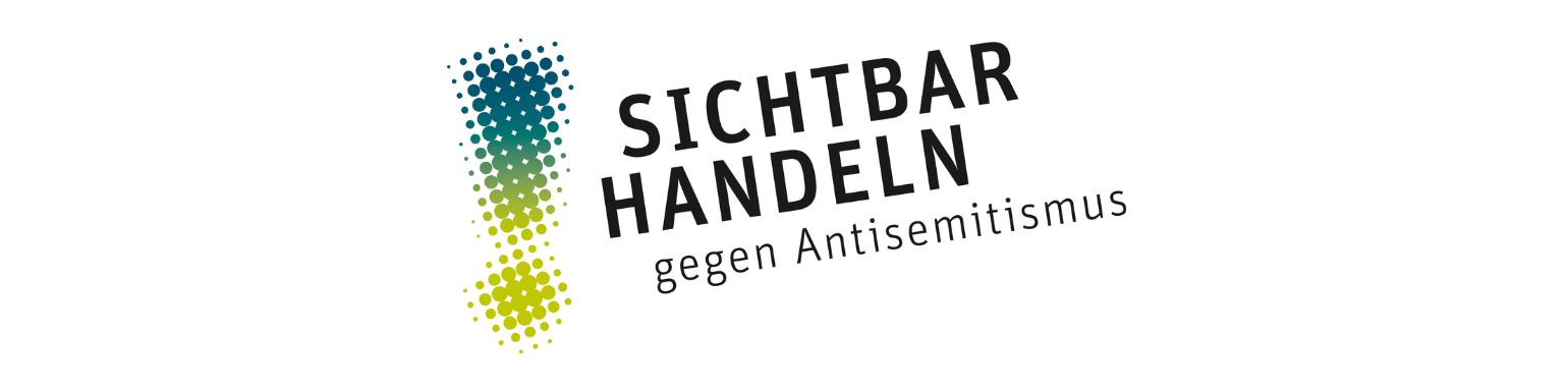 Sichtbar Handeln! Gegen Antisemitismus Logo