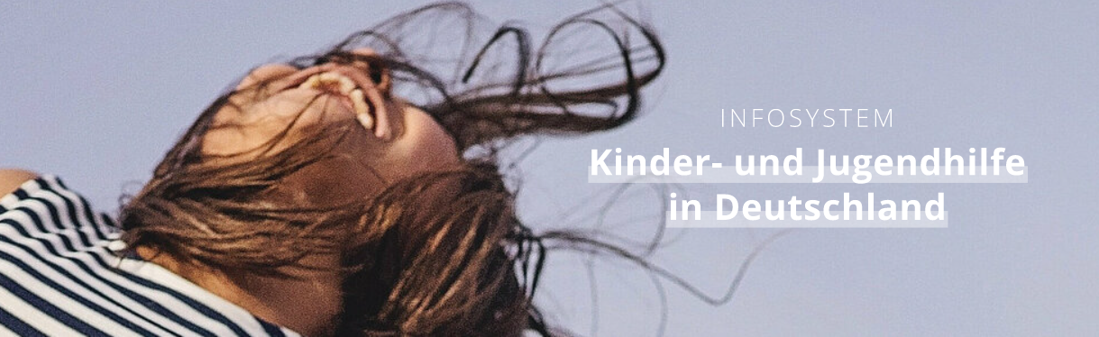 Schriftzug: Infosystem Kinder- und Jugendhilfe in Deutschland